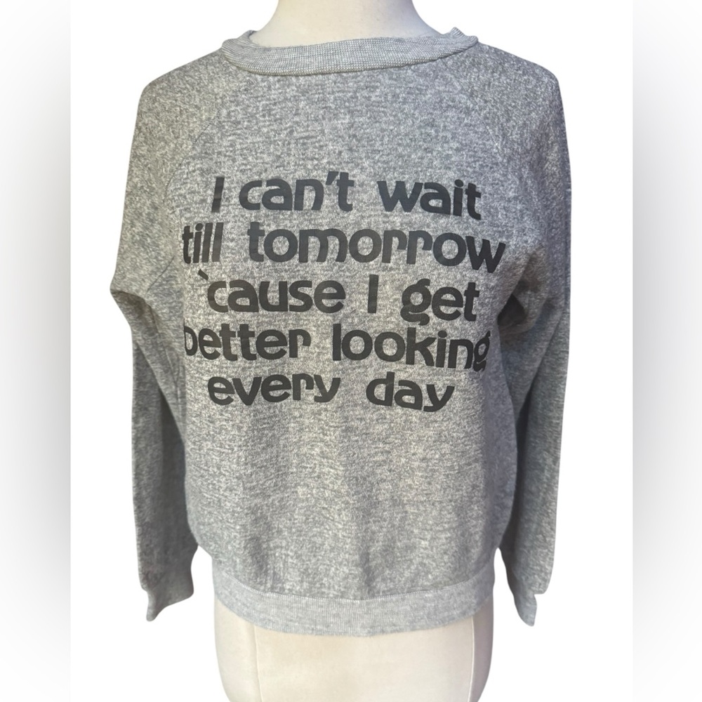 1970s Kmart Gray Crewneck, w/Raglan Sleeves Sweatshirt